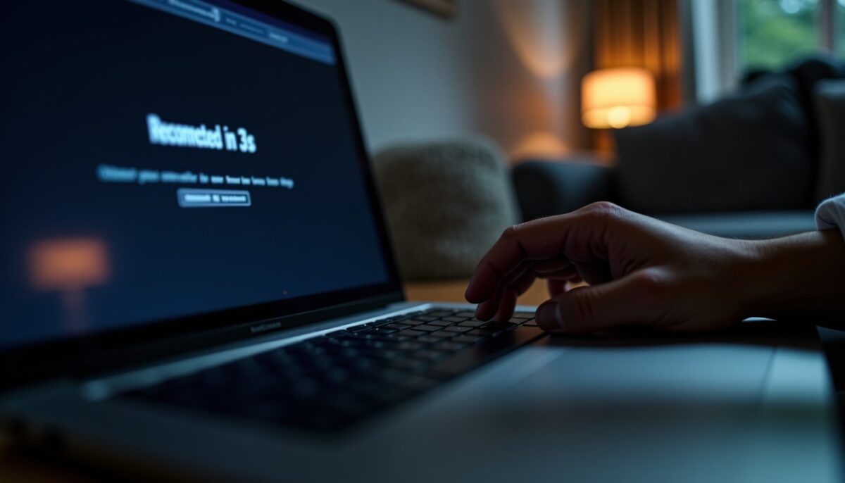 Erreur de lecture : que signifie le message « reconnecté en 3s » ?