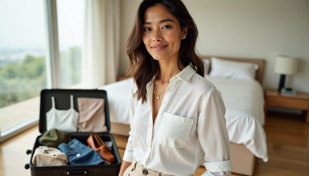 Capsule de looks stylés : voyager léger sans compromis sur le style